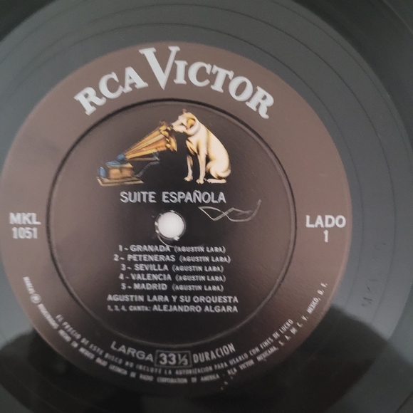 Augustin Lara: Suite Espanola Musica Augustin Lara Canta Alejandro Algara Vinyl - Picture 6 of 7